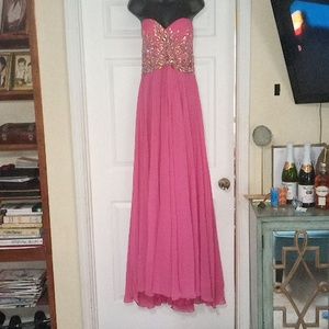 Pink Blush Prom dress by Alexia, size 12